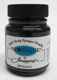 Neopaque Acrylfarbe schwarz